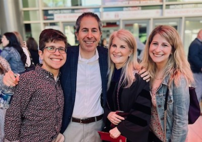 Nina Rosenthal and family at her graduation from Temple Law School.