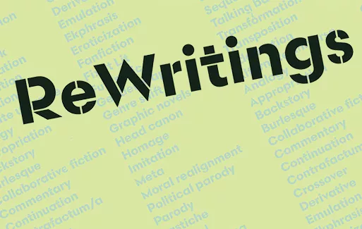 Title ReWritings above an array of words for types of rewritings.