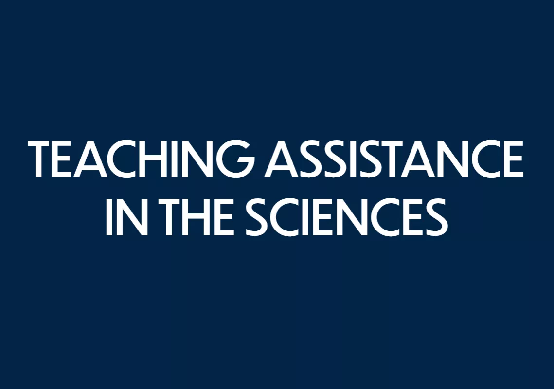 ga handbook - teaching assistance in the sciences