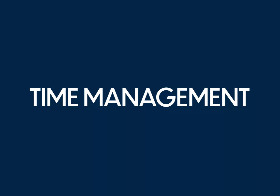 ga handbook - time management