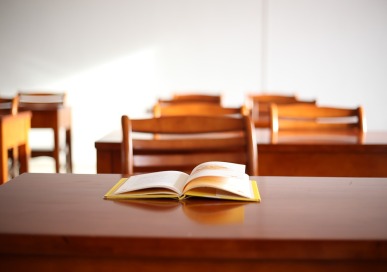 Classroom and book