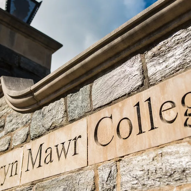 Bryn Mawr College Sign