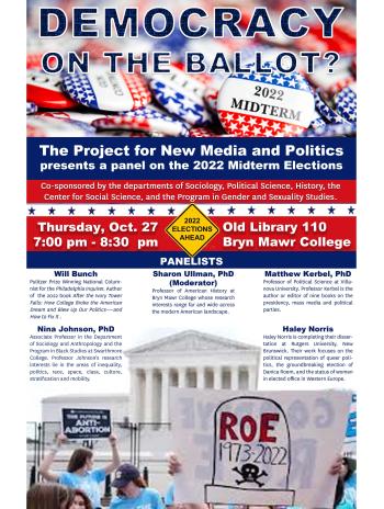 Democracy on the Ballot event poster