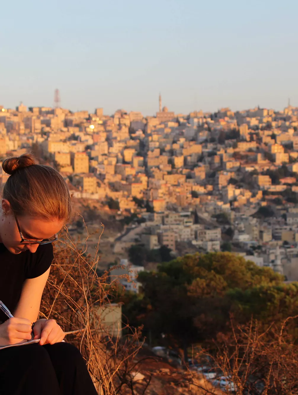 Beckie Bull in Jordan