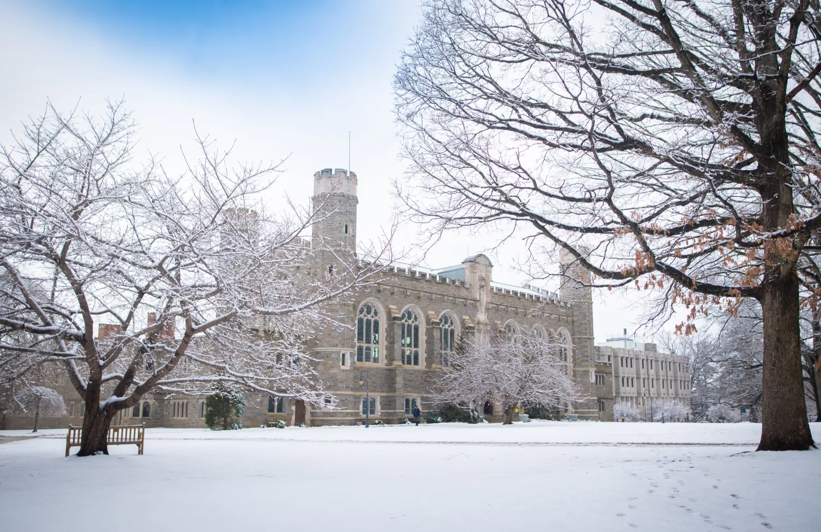 Old Library on a snow day