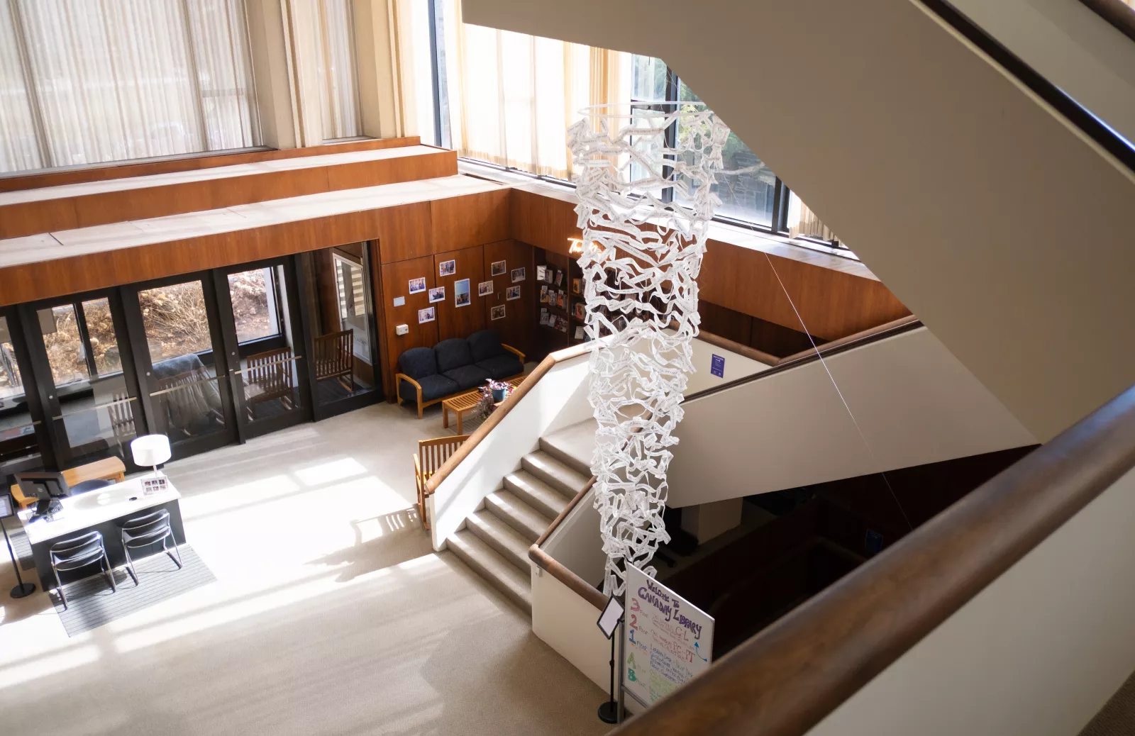 "Wishes in the Air" in Canaday Library