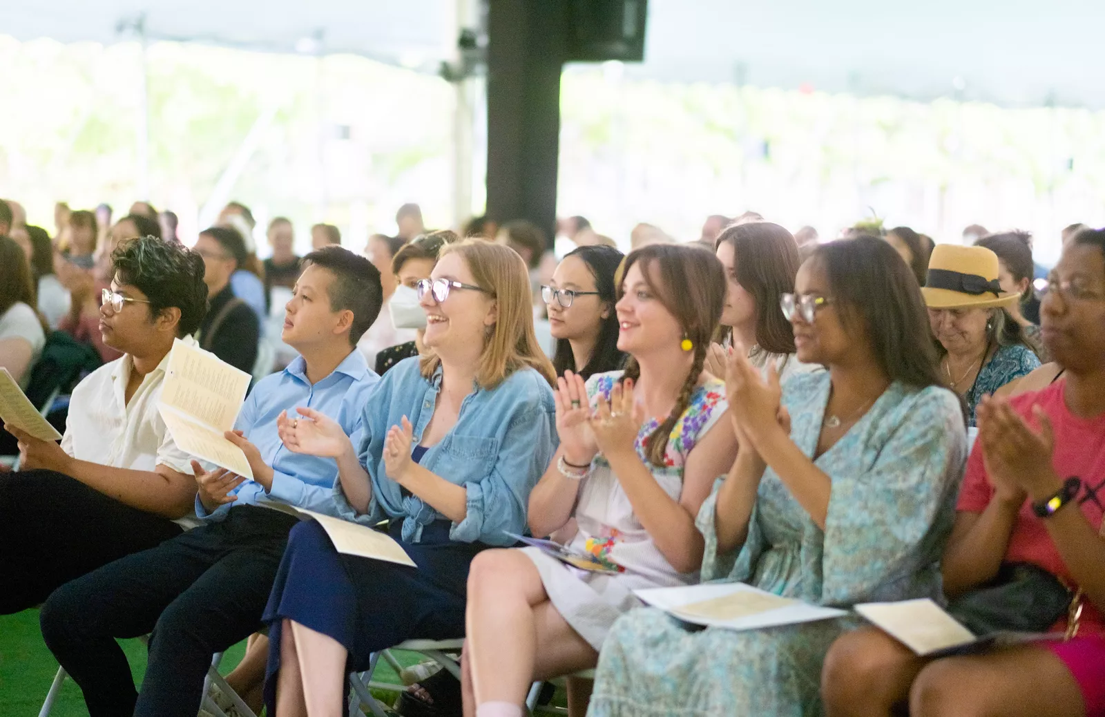 BMC students attending awards ceremony