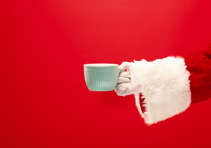 Santa and mug