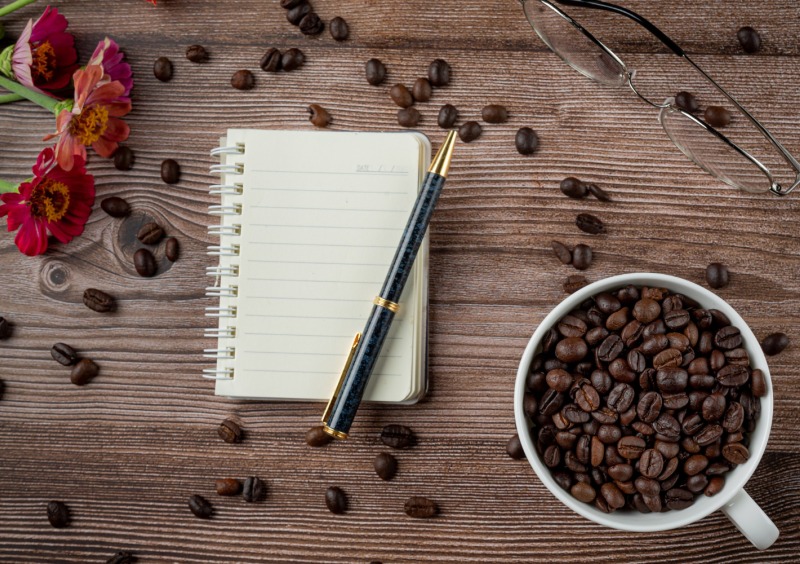 Coffee and Notebook