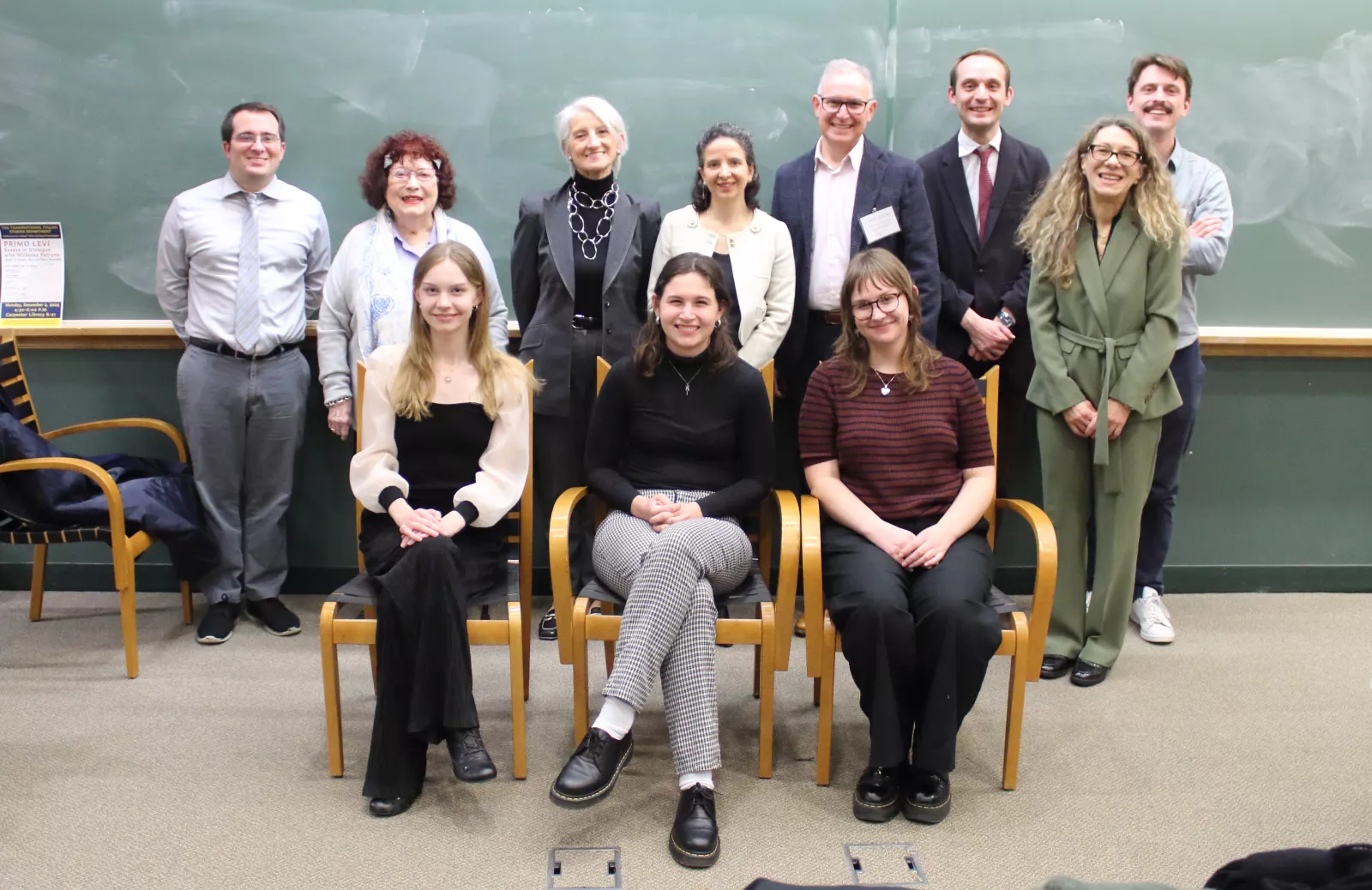 a group photo of the Italian faculty