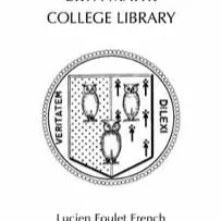 Lucien Foulet French Book Fund bookplate