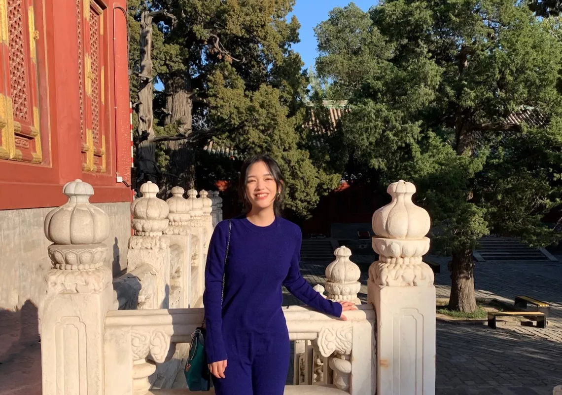 Photo of Zijia Zhuang '21 