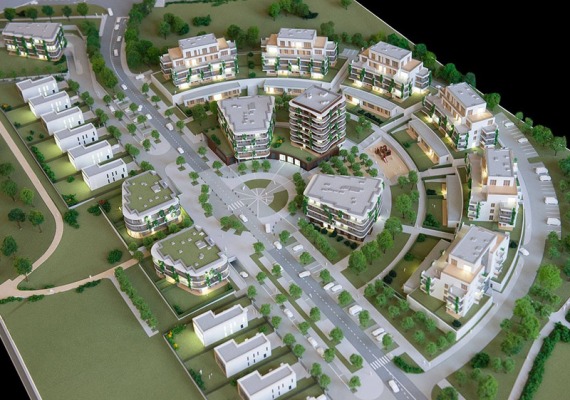 Virtual plan of a city