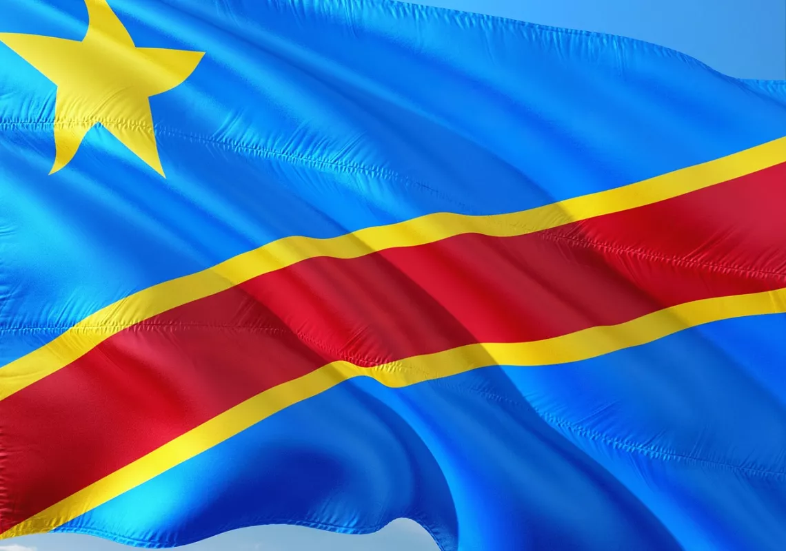 The Democratic Republic of Congo Flag