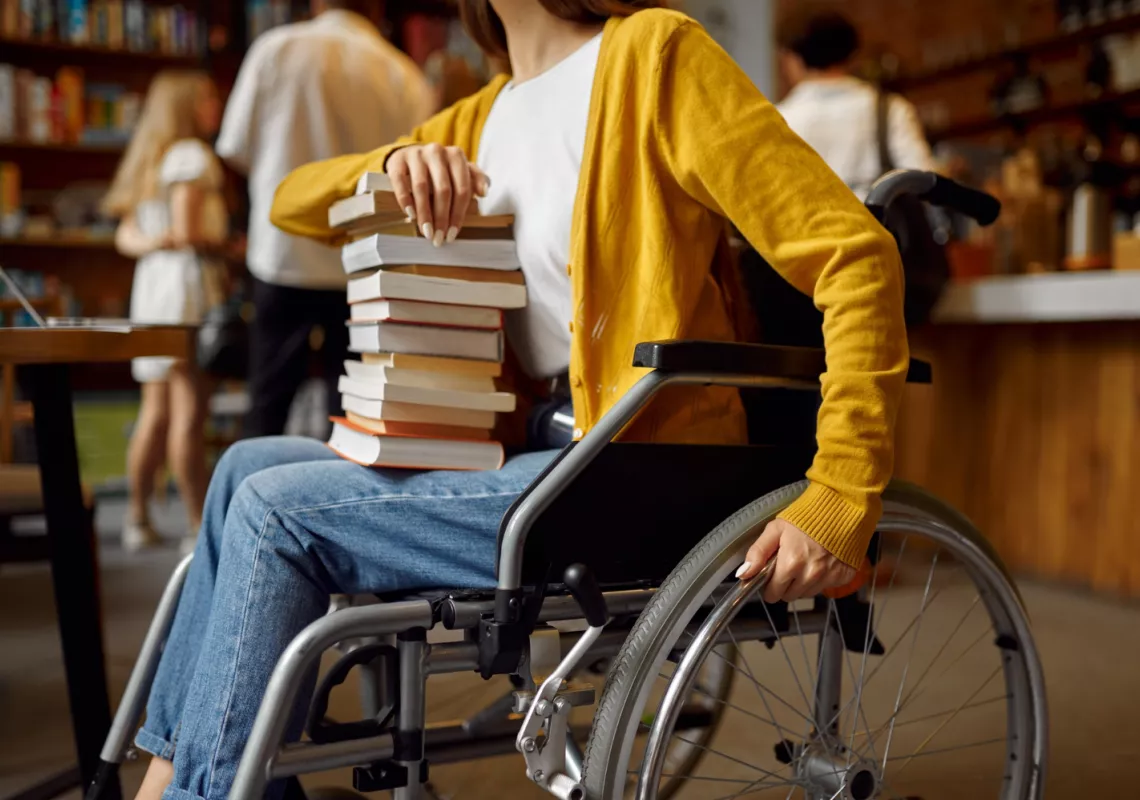 Disability visibility and books stock