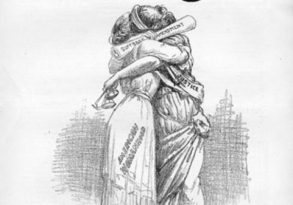 Suffragist Image from Bryn Mawr Library