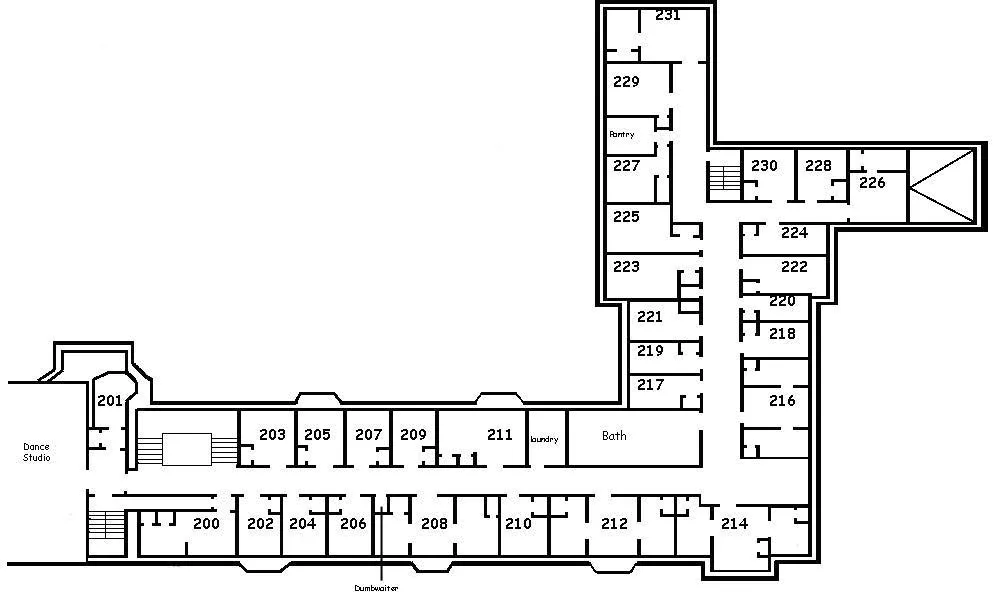 Pem East 2nd Floor Plan