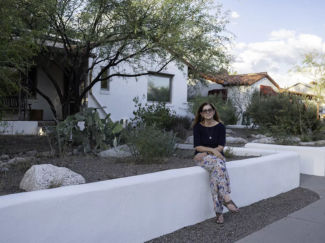 Mary K. Gilliland at her home in Tucson