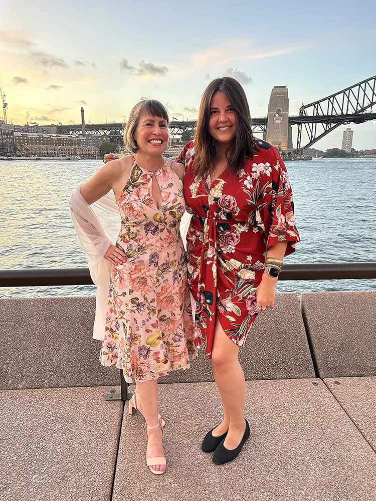 Tamar Hodos and Ioana Dumitru in Sydney