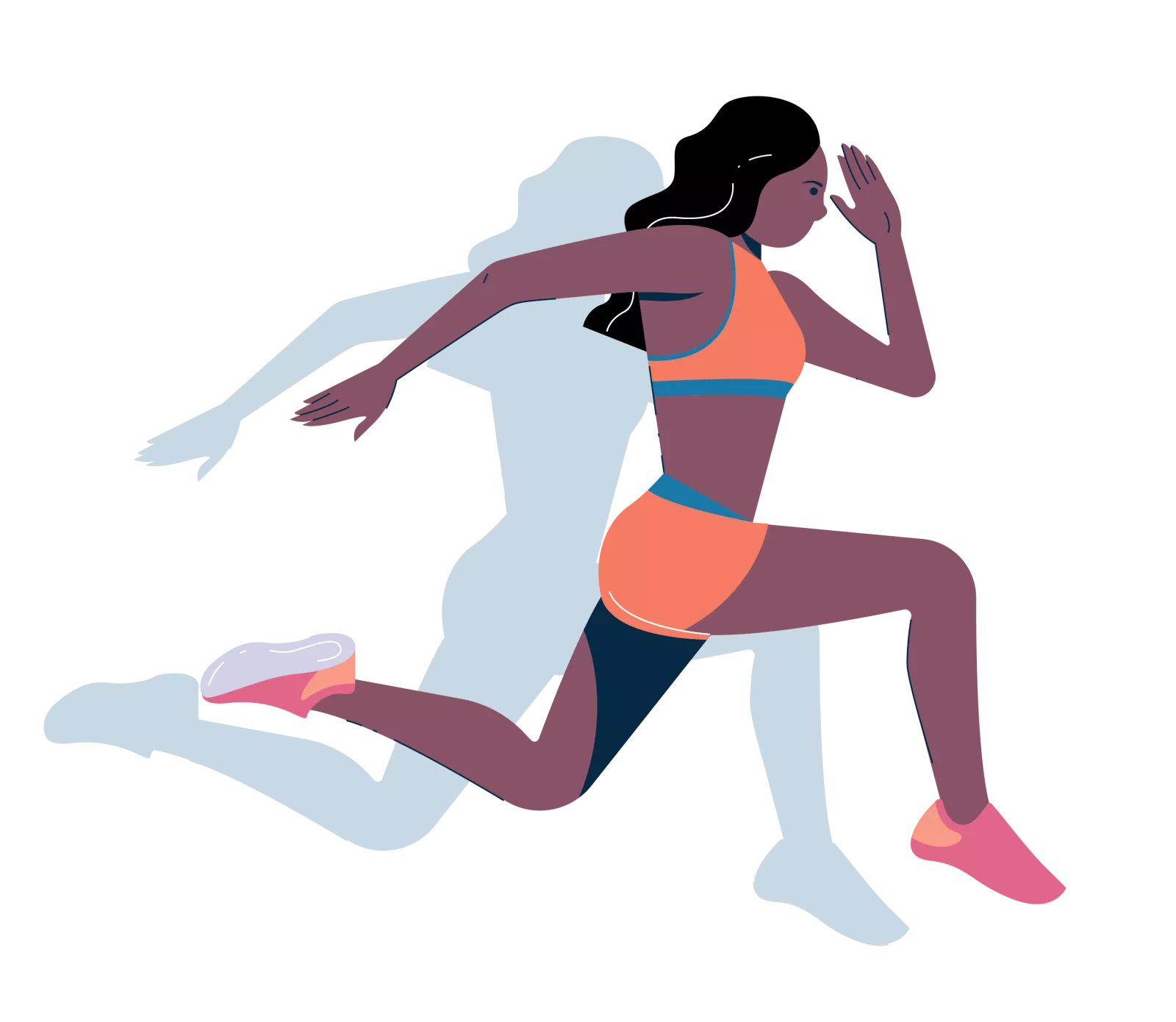 Runner illustration