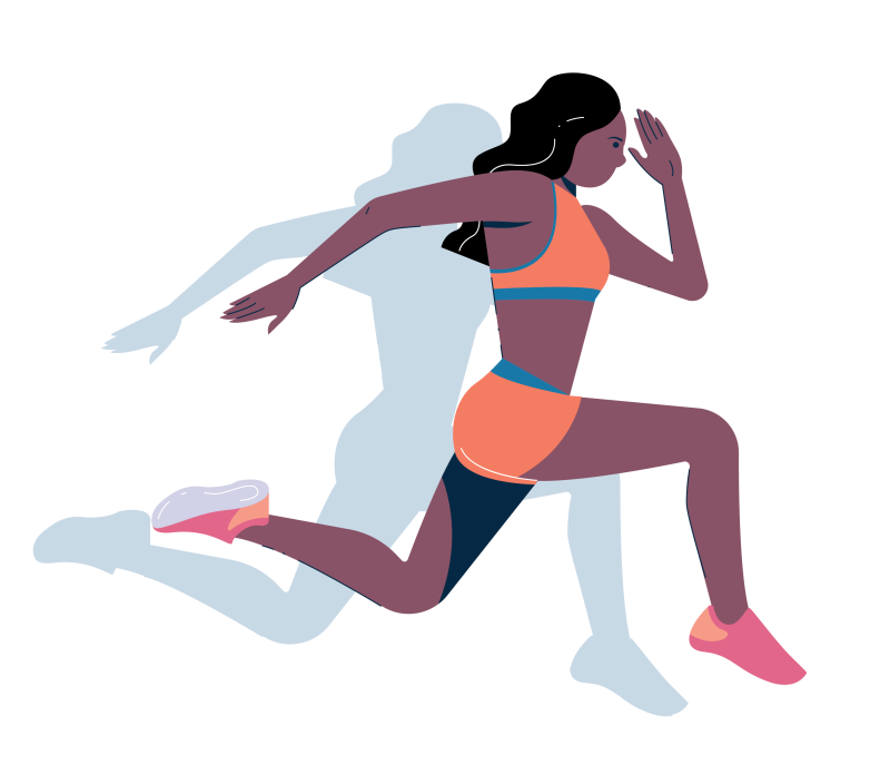 Runner illustration