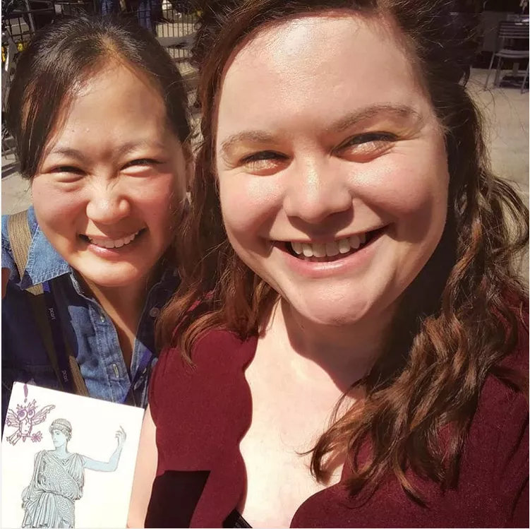 Elizabeth Newbury and Theresa Kim