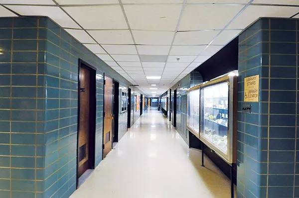 A Park Science Center hallway.