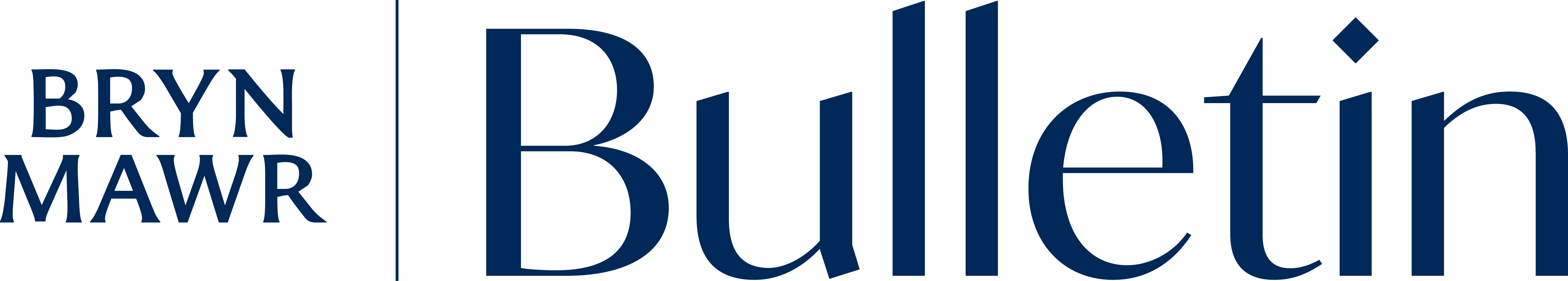 Bryn Mawr Bulletin Logo